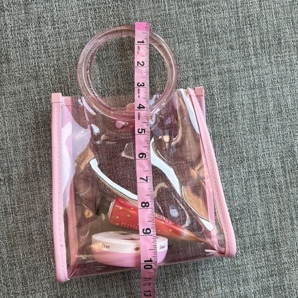 Pink translucent purse - Picture 8 of 9